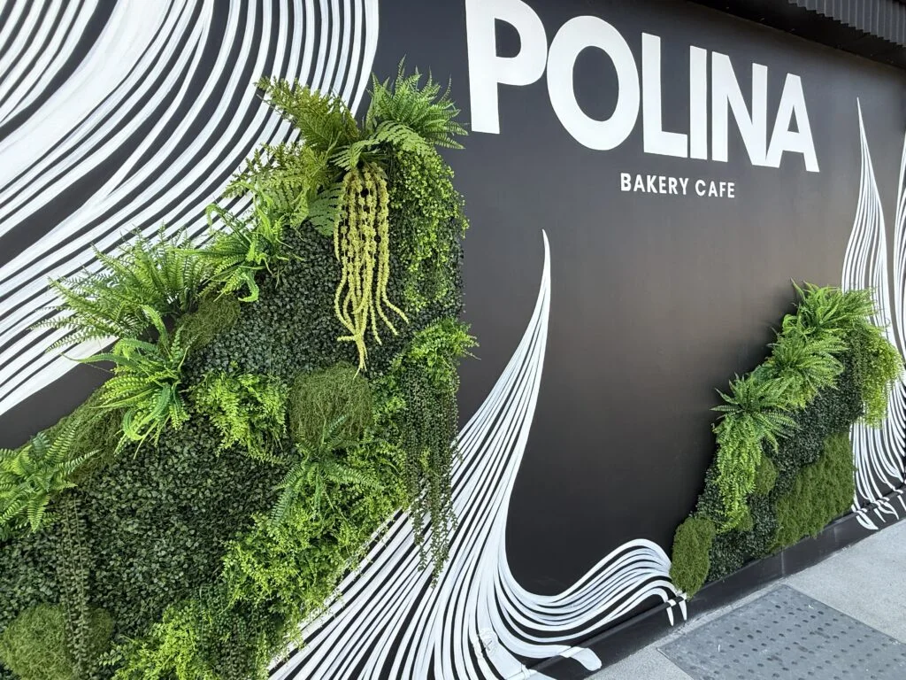 Polina Cafe Mural — overall view