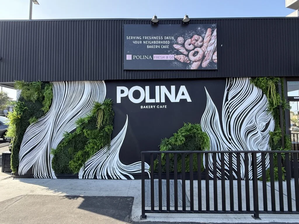 Polina Cafe Mural — detail 2