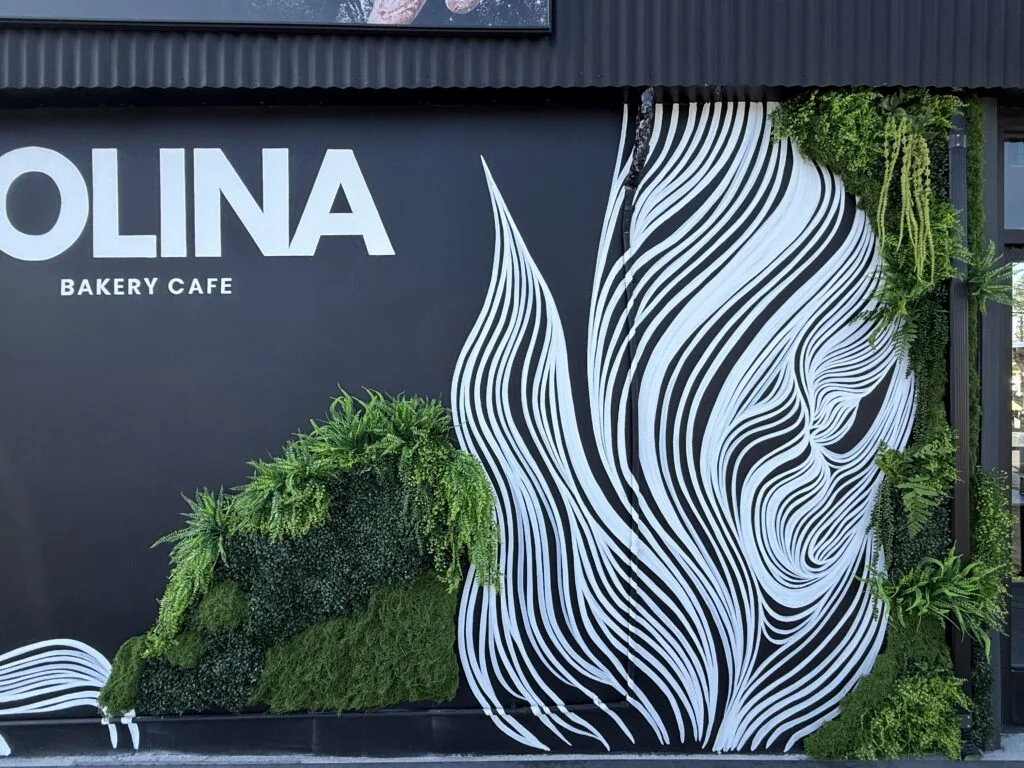 Polina Cafe Mural — detail 4